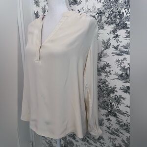 Ulla Johnson women’s 100% silk cream blouse Size 2